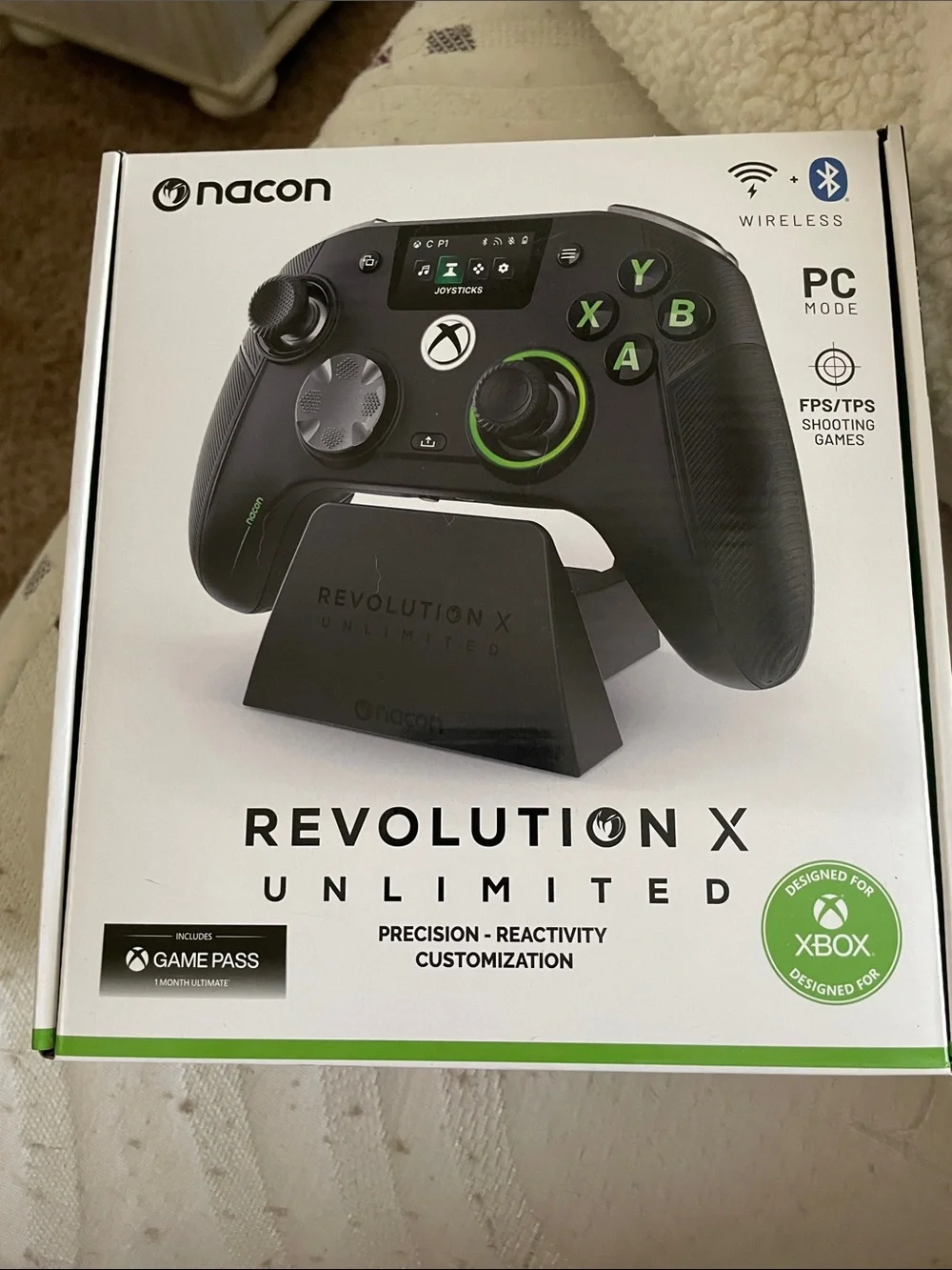 Nacon Revolution X Unlimited Wireless Controller - Black & Green Accents